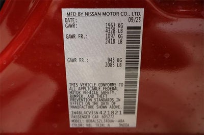 2025 Nissan Altima SR