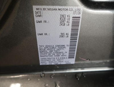 2026 Nissan Altima SV