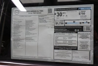 2025 Nissan Altima SL