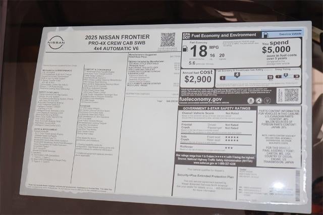 2025 Nissan Frontier PRO-4X