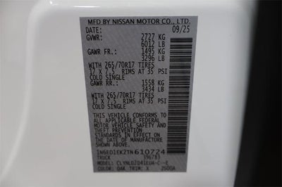 2026 Nissan Frontier PRO-4X