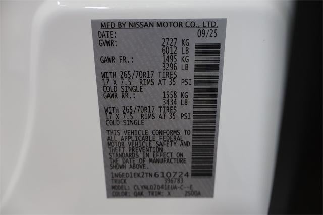 2026 Nissan Frontier PRO-4X