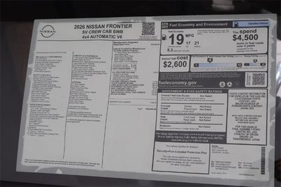 2026 Nissan Frontier SV