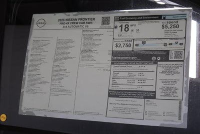 2026 Nissan Frontier PRO-4X