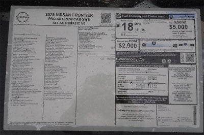 2025 Nissan Frontier PRO-4X