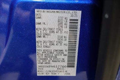 2026 Nissan Frontier PRO-4X