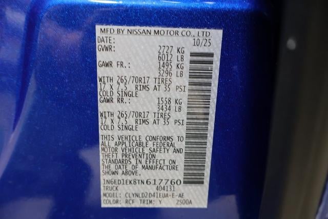 2026 Nissan Frontier PRO-4X