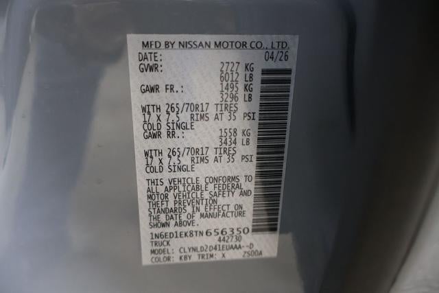 2026 Nissan Frontier PRO-4X
