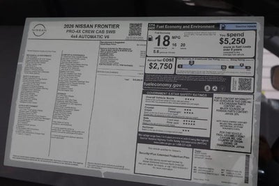 2026 Nissan Frontier PRO-4X