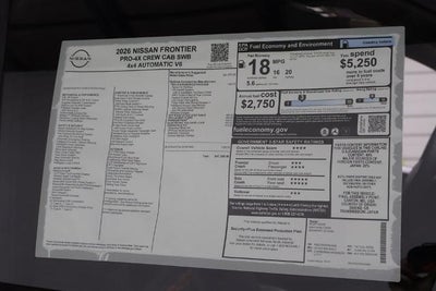 2026 Nissan Frontier PRO-4X