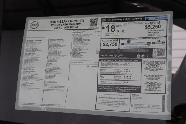 2026 Nissan Frontier PRO-4X