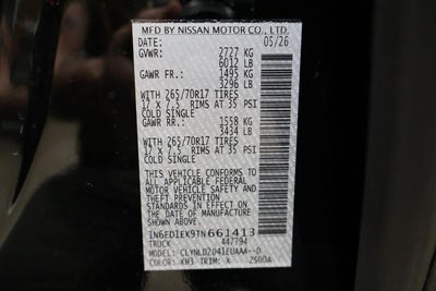 2026 Nissan Frontier PRO-4X