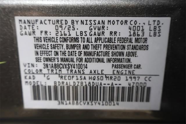 2025 Nissan Sentra SV