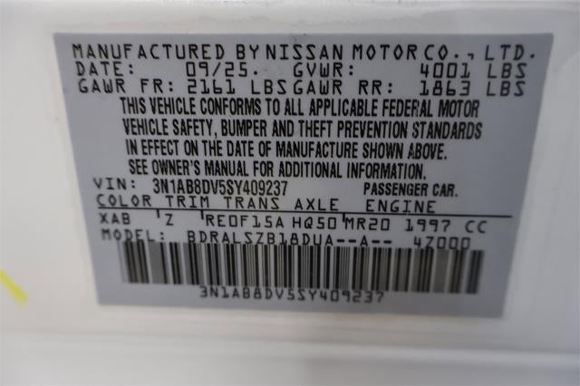 2025 Nissan Sentra SR