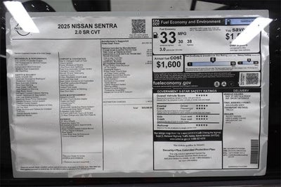 2025 Nissan Sentra SR