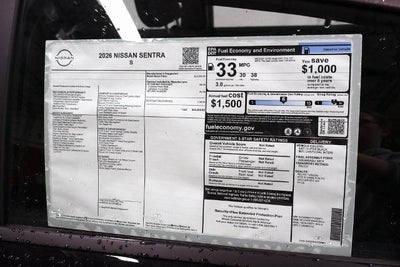 2026 Nissan Sentra S