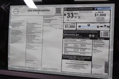 2026 Nissan Sentra S