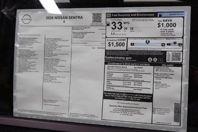 2026 Nissan Sentra S