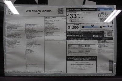 2026 Nissan Sentra SV