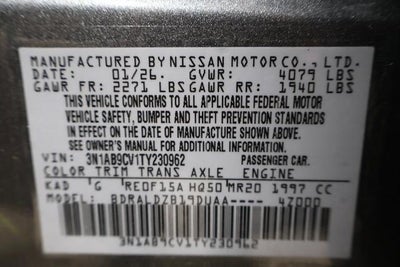 2026 Nissan Sentra SV