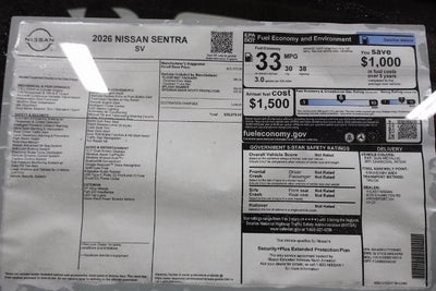 2026 Nissan Sentra SV