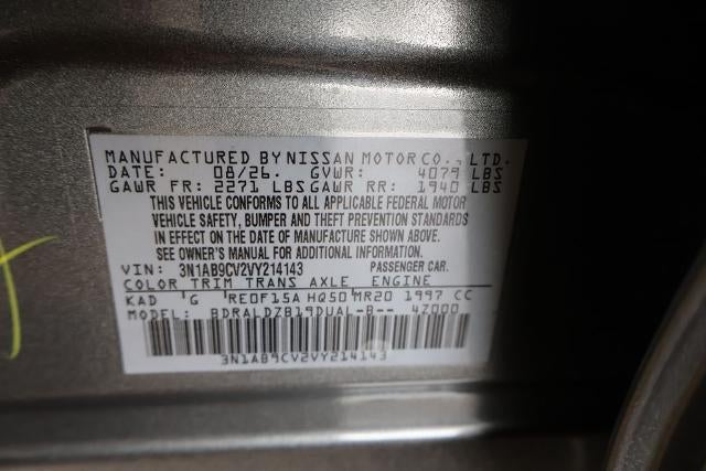 2027 Nissan Sentra SV