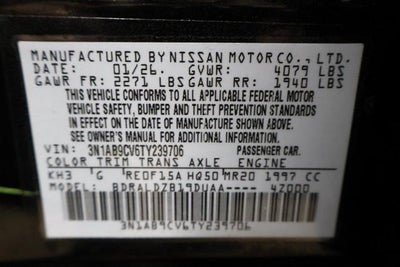 2026 Nissan Sentra SV