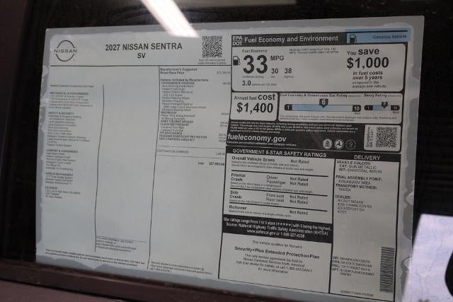 2027 Nissan Sentra SV