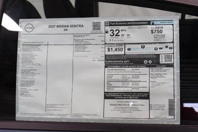 2027 Nissan Sentra SR