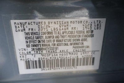 2026 Nissan Sentra SR