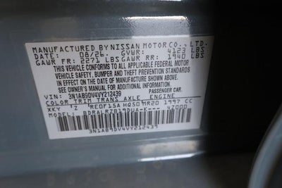 2027 Nissan Sentra SR