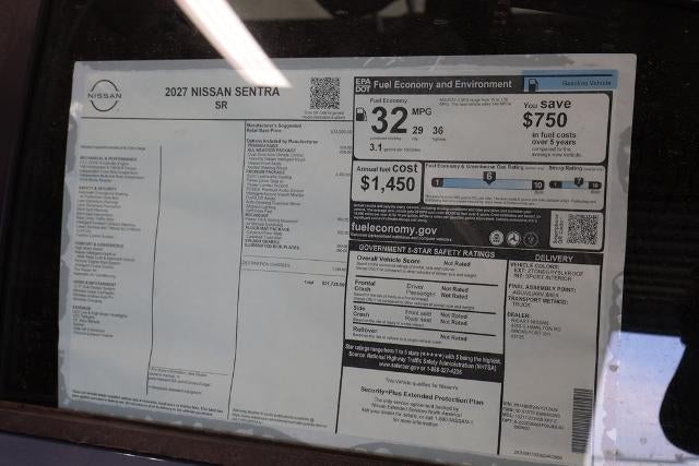 2027 Nissan Sentra SR
