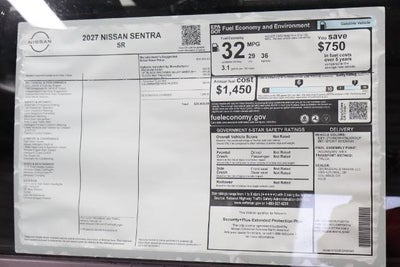 2027 Nissan Sentra SR
