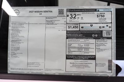 2027 Nissan Sentra SR