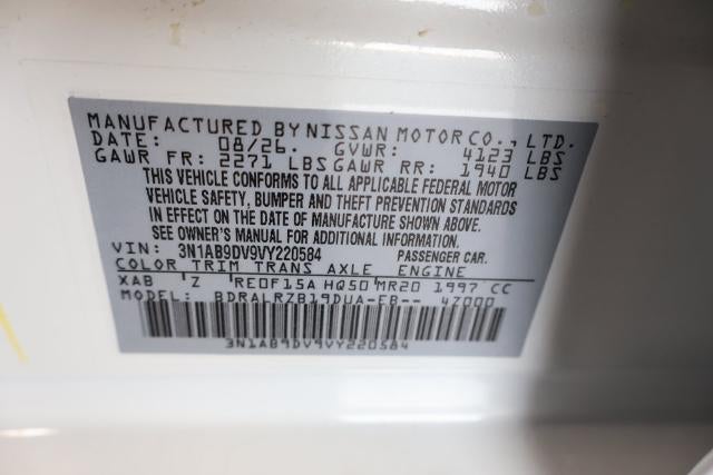 2027 Nissan Sentra SR
