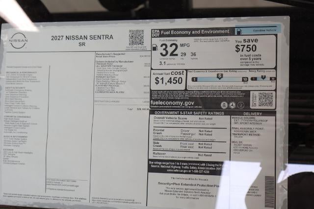 2027 Nissan Sentra SR