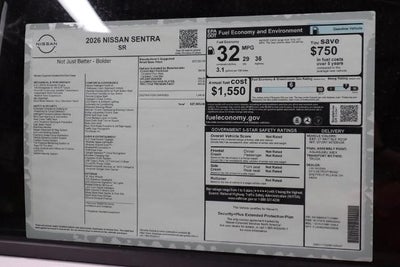 2026 Nissan Sentra SR