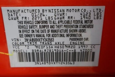 2026 Nissan Sentra SR