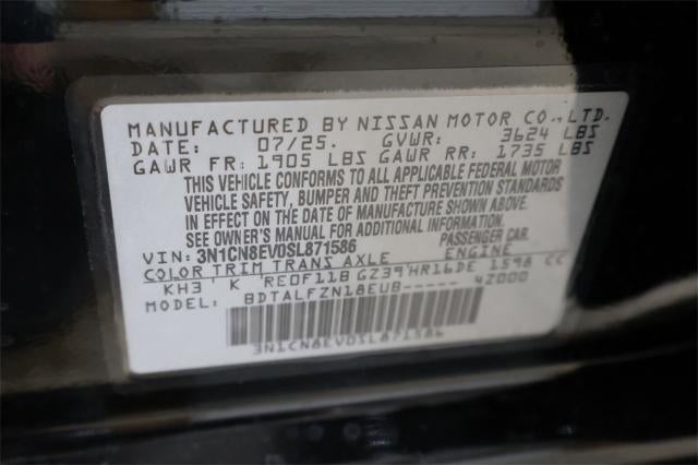 2025 Nissan Versa SV