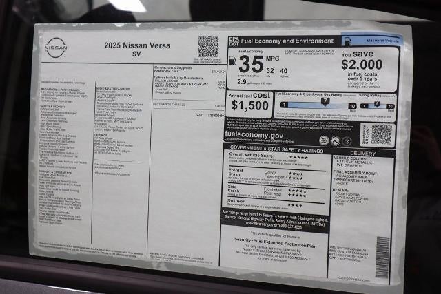 2025 Nissan Versa SV