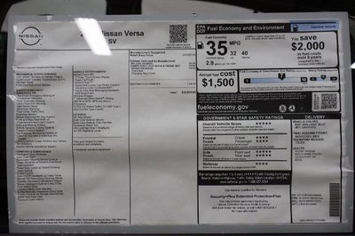 2025 Nissan Versa SV