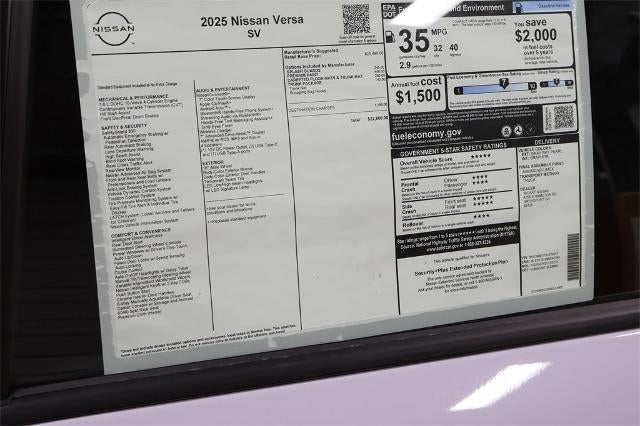 2025 Nissan Versa SV