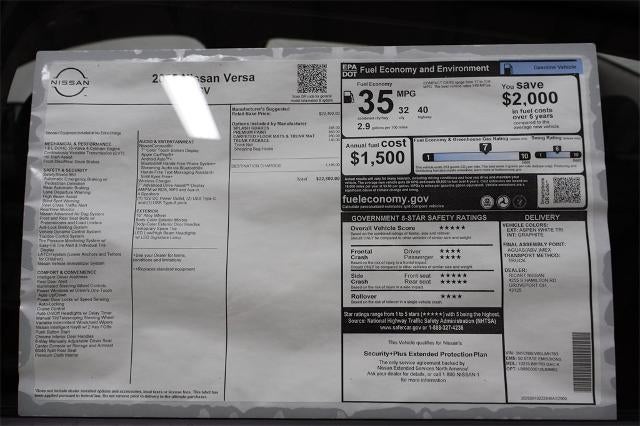 2025 Nissan Versa SV