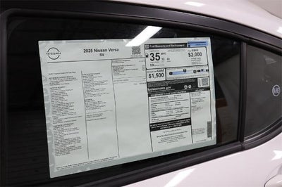 2025 Nissan Versa SV