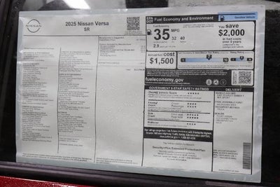 2025 Nissan Versa SR
