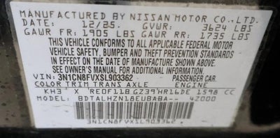 2025 Nissan Versa SR