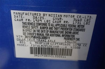 2025 Nissan Kicks Play S