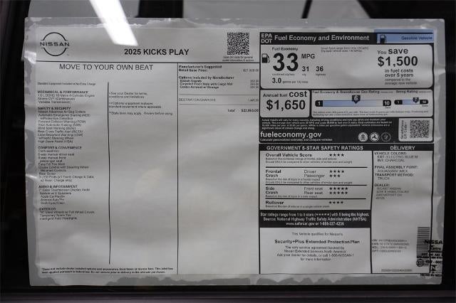 2025 Nissan Kicks Play S