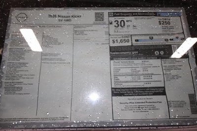 2026 Nissan Kicks SV