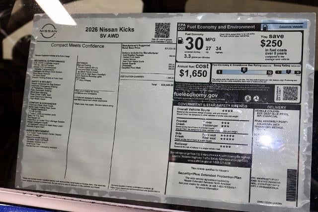 2026 Nissan Kicks SV